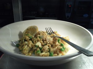 Pearl barley kedgeree