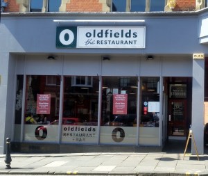 The newly painted restaurant - new sign coming!